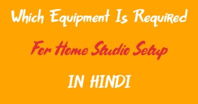 Which Equipment Is Required For Home Studio Setup In Hindi